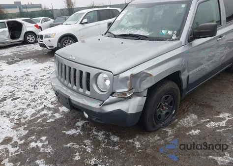2017 Jeep Patriot Sport Fwd из США, поврежденный, VIN 1C4NJPBB0HD203856